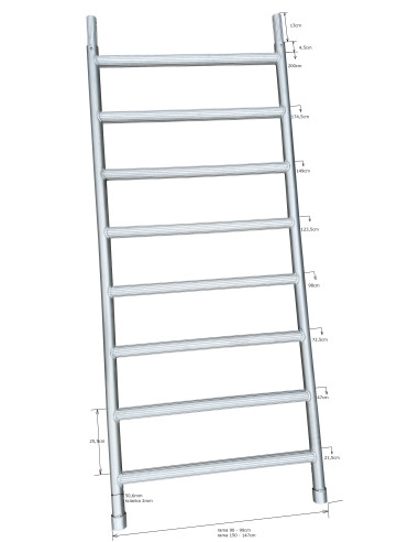 Rusztowanie aluminiowe jezdne AKSO PRO 190